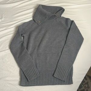 Theory button neck sweater
